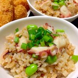 たこ飯です☆たこの風味＆歯ごたえも楽しい炊き込み飯